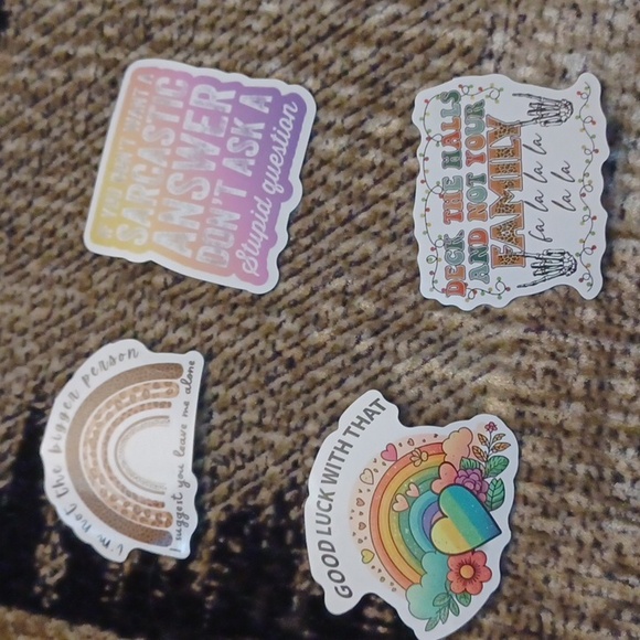 $4 Add-on New Colorful "Rude" Stickers - Set Of 30 - Picture 8 of 8